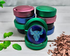 Green Taurus Zodiac Grinder Snus Storage Case