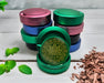 Green Golden Lotus Blossom Snus Storage Case