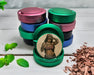 Green Tough Tattooed Woman with Bandana Pin-Up Vibes Snus Storage Case