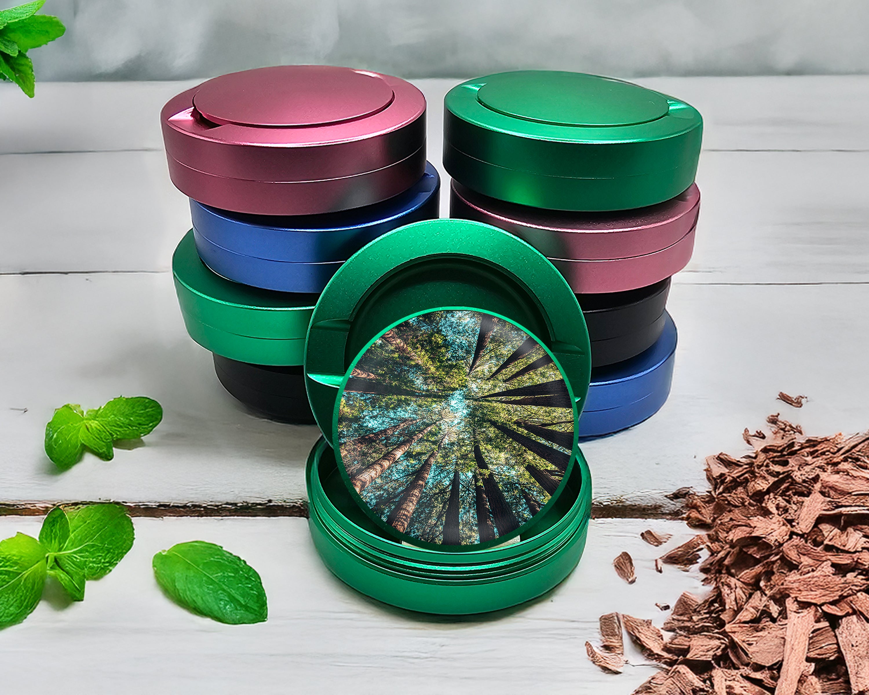 Green Trees Forest Snus Storage Case