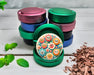 Green Happy Flower Power Zyn Storage Case