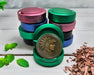 Green Ancient Mayan Warrior Medallion Art Snus Storage Case