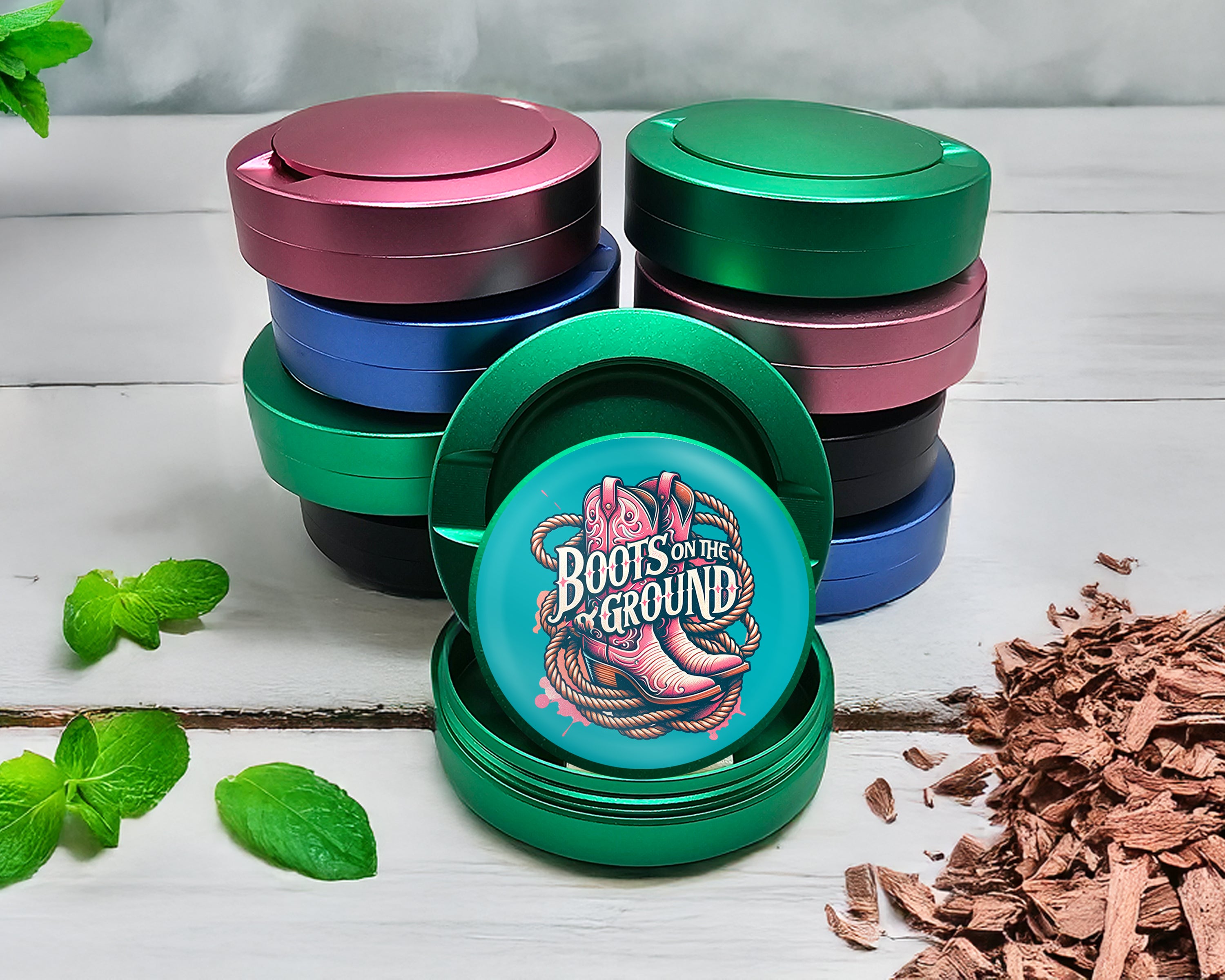 Green Boots On The Ground Snus Storage Case