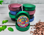Green LEVEL UP Gamer Snus Holder, 8-Bit Retro Snus Storage Case