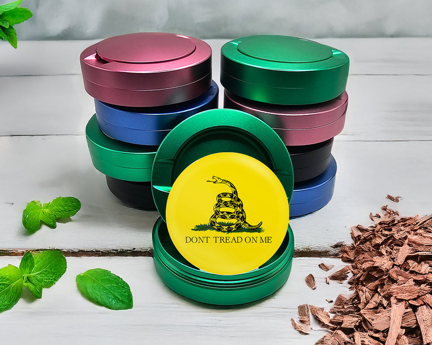 Green Don't Tread On Me Zyn Storage Case