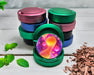 Green Trippy Psychedelic Lava Lamp Glow Design Snus Storage Case