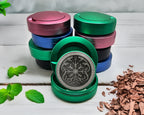 Green Runic Serpents Norse Sigil Snus Storage Case