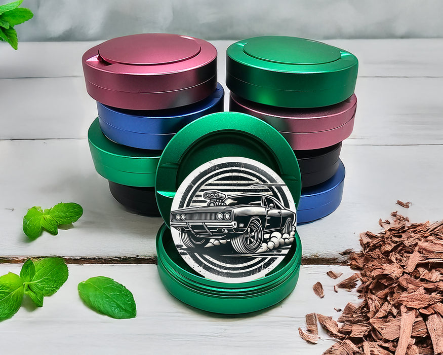 Green Muscle Car Snus Storage Case