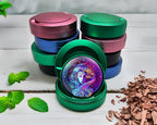 Green Virgo Zodiac Sign Gift Snus Storage Case