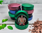 Green Colorful Sea Turtle Mandala Snus Storage Case