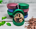 Green Sultry Vintage Glamour Muse Snus Storage Case