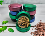 Green Leopard Print Snus Storage Case