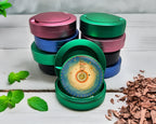 Green Geocentric Earth-Centered Cosmos Snus Storage Case