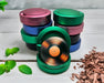 Green Orange Vinyl Record Snus Storage Case