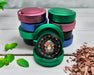 Green Trippy Rainbow Mushroom Crew Snus Storage Case