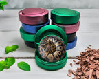 Green Ball Python Snake Coiled Up Snus Storage Case