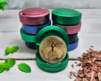 Green Viking Grinder Tree of Life Snus Storage Case