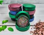 Green Mandala Trippy  Snus Storage Case