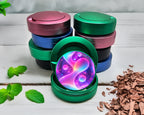 Green Glowing Lava Lamp Trippy Snus Storage Case