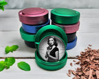 Green Noir Rose Vintage Elegance Snus Storage Case