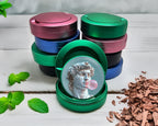 Green Michelangelo Statue Of David Blowing A Bubble Snus Storage Case