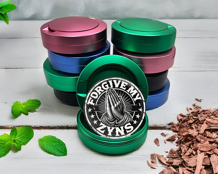 Green Foorgive My Sins Zyn Storage Case