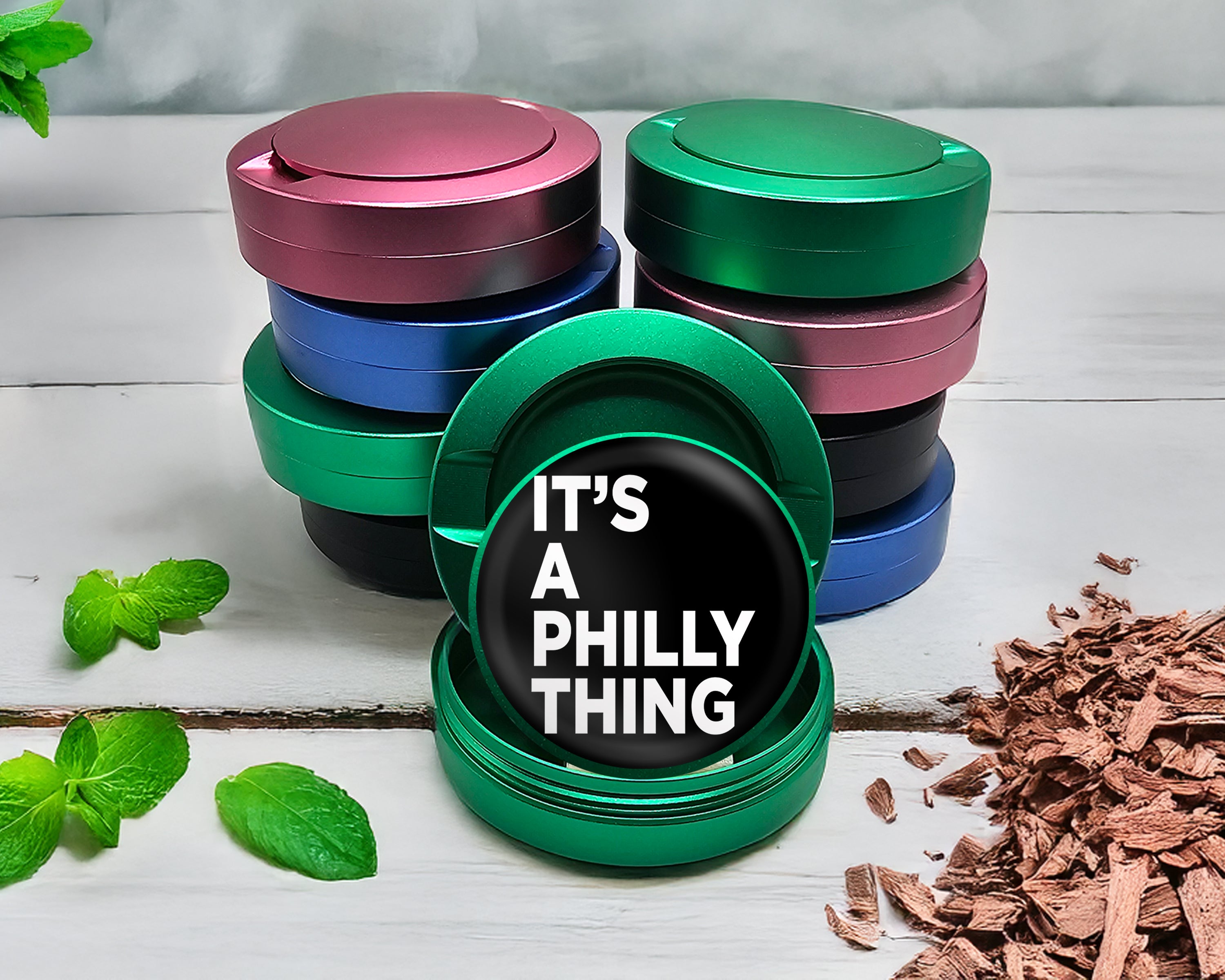 Green It's A Philly Thing Snus Storage Case