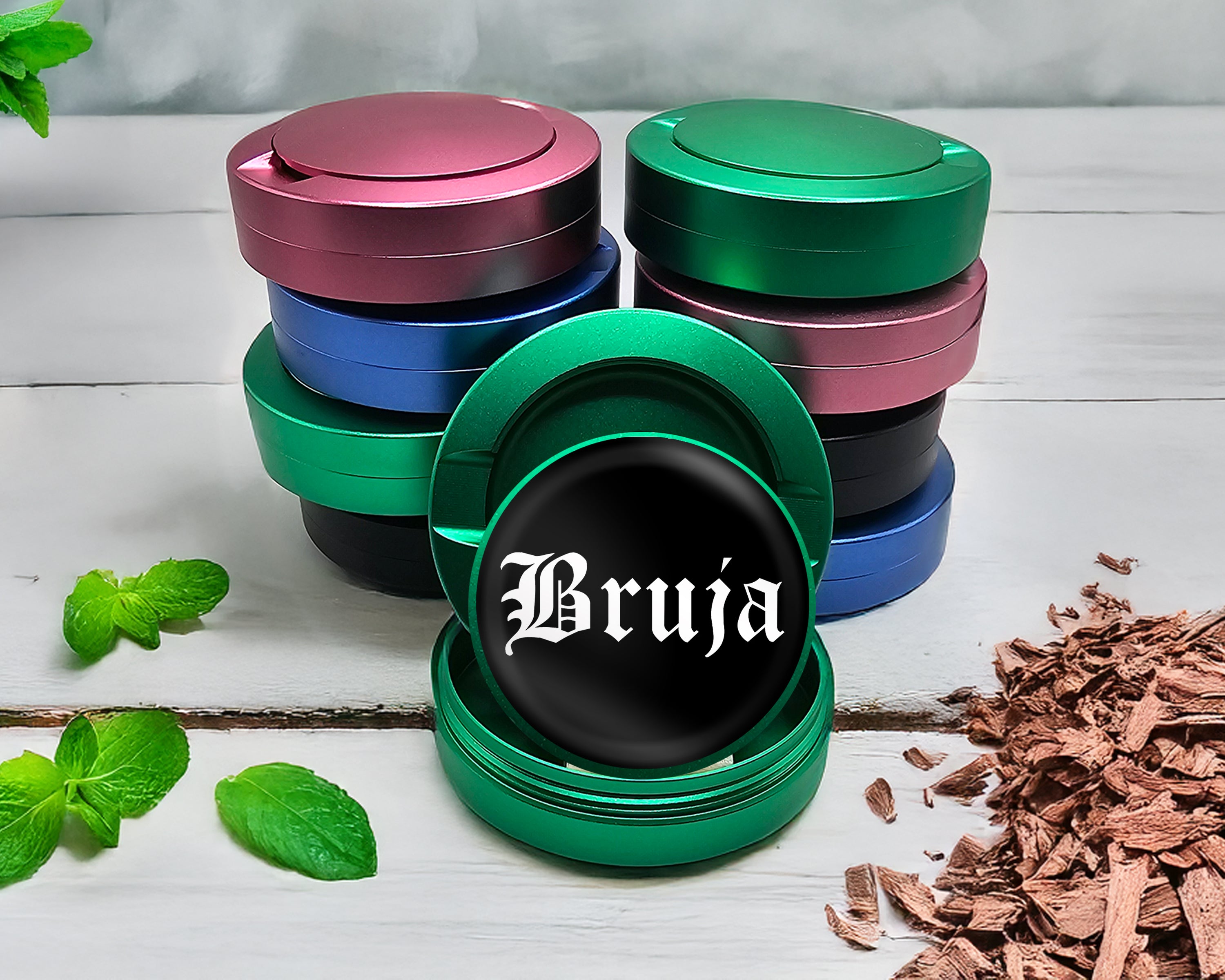 Green Bruja Witch Snus Storage Case