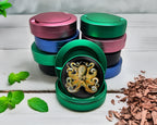 Green Octopus Grinder Whimsigoth  Snus Storage Case