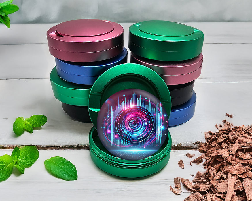 Green Neon Lights Snus Storage Case