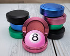 Soft Pink 8 Ball Retro Vibe Pool Hall Style Snus Storage Case Pink