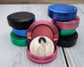 Elegant Deco Feather Muse Snus Storage Case Pink