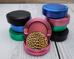 Leopard Print Snus Storage Case Pink