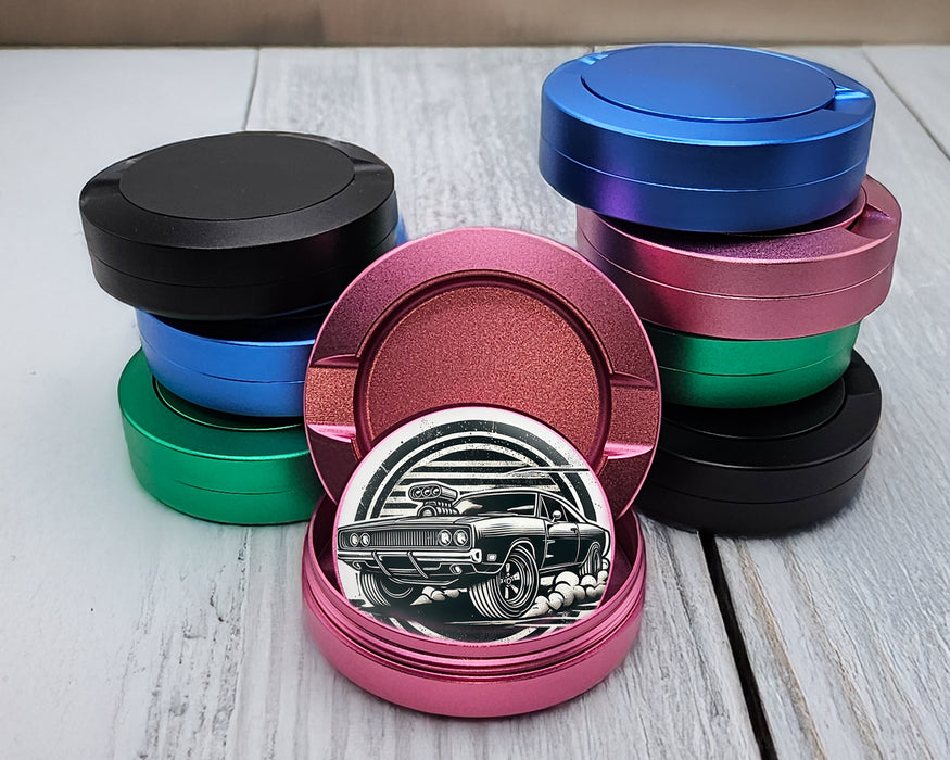 Muscle Car Snus Storage Case Pink