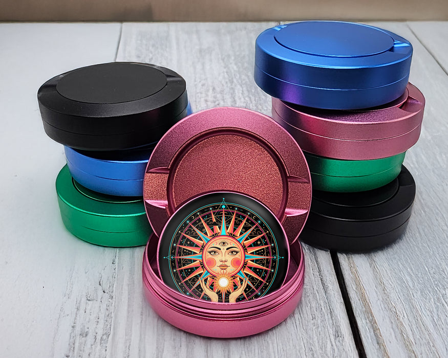 Third Eye Solar Goddess Snus Storage Case Pink