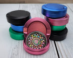 Mandala Trippy  Snus Storage Case Pink