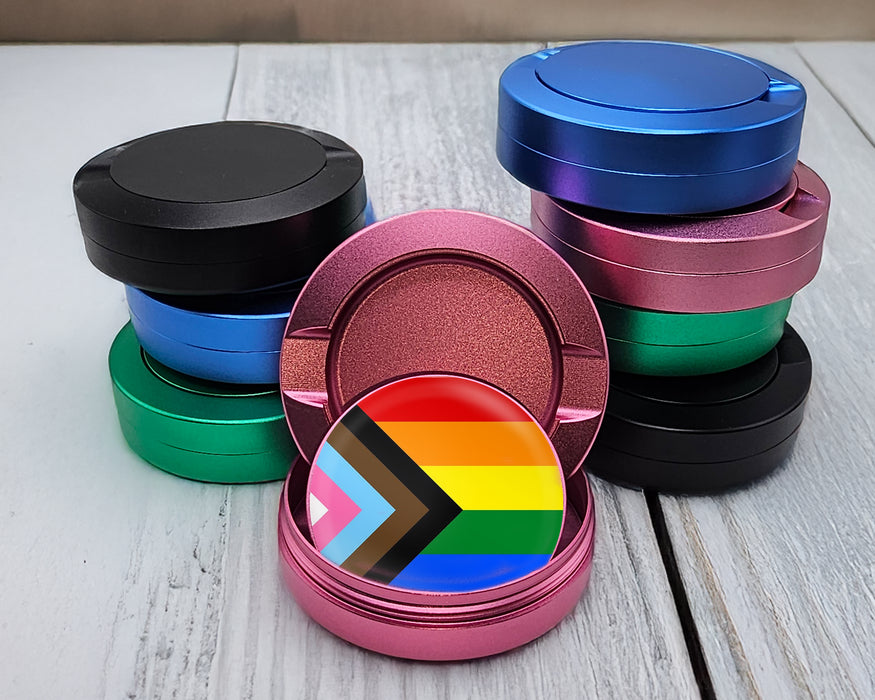 Progressive Pride Flag LGBTQ+ Inclusive Snus Storage Case Pink