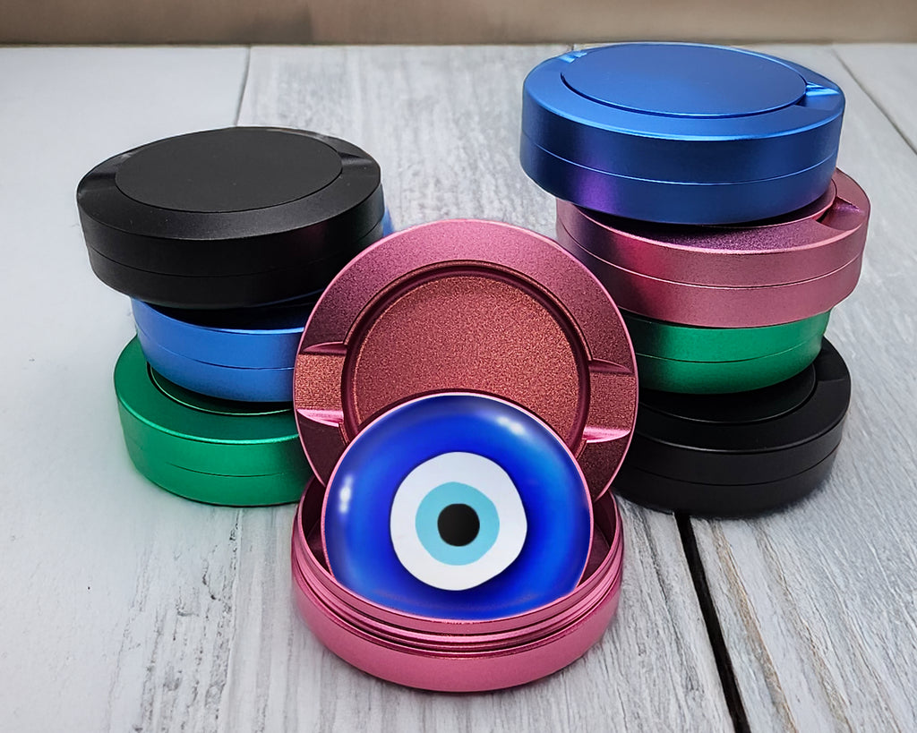 Evil Eye Nazar Azul Snus Storage Case Pink