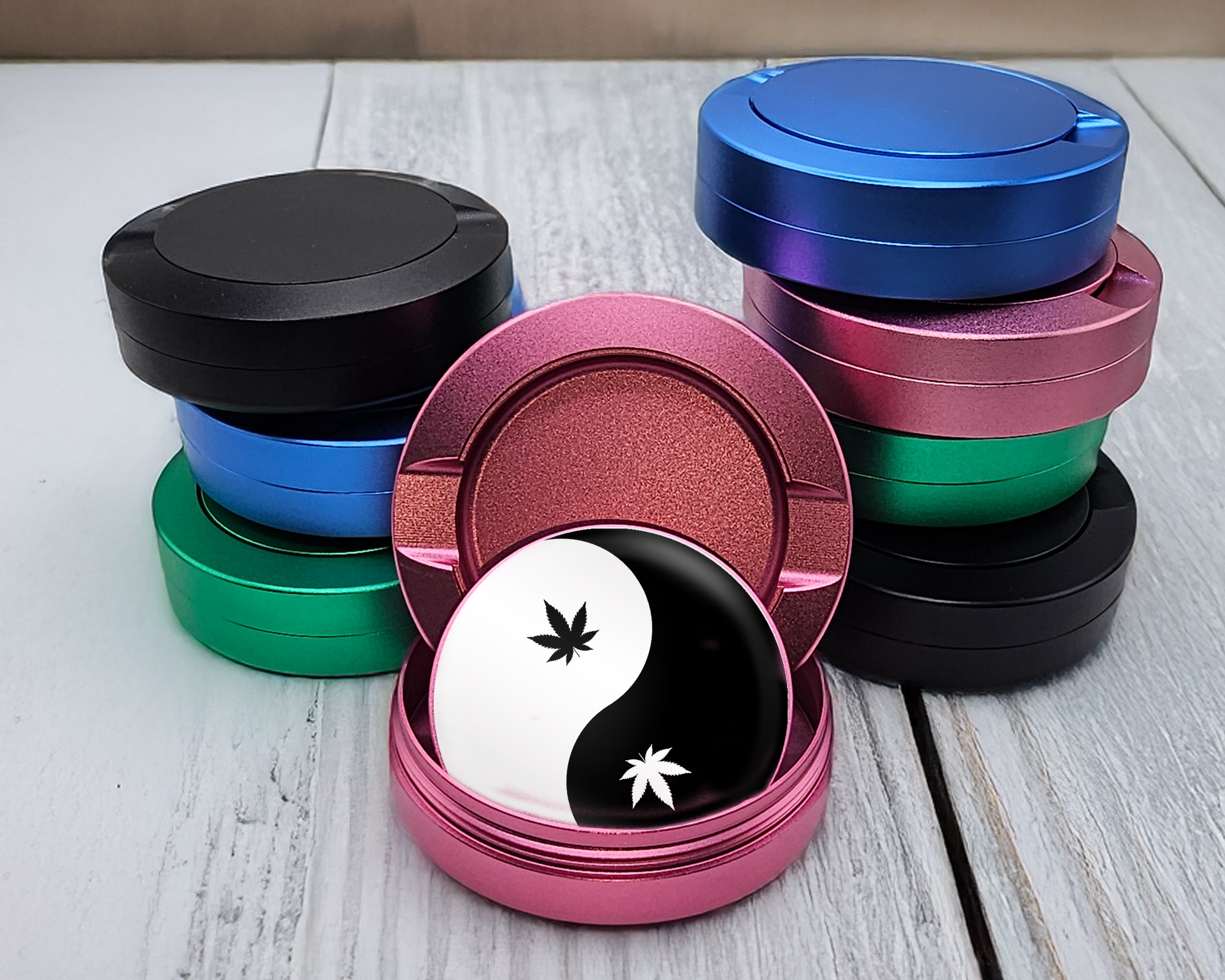 Yin Yang  Snus Storage Case Pink