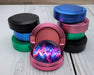 Neon Soundwave Vibes Audio Frequency Art Snus Storage Case Pink