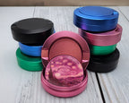 Pink Starry Night Vaporwave Van Gogh Art Snus Storage Case Pink