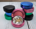 Steampunk Clockwork Snus Storage Case Pink