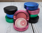 Crescent Moon with Stars Snus Storage Case Pink