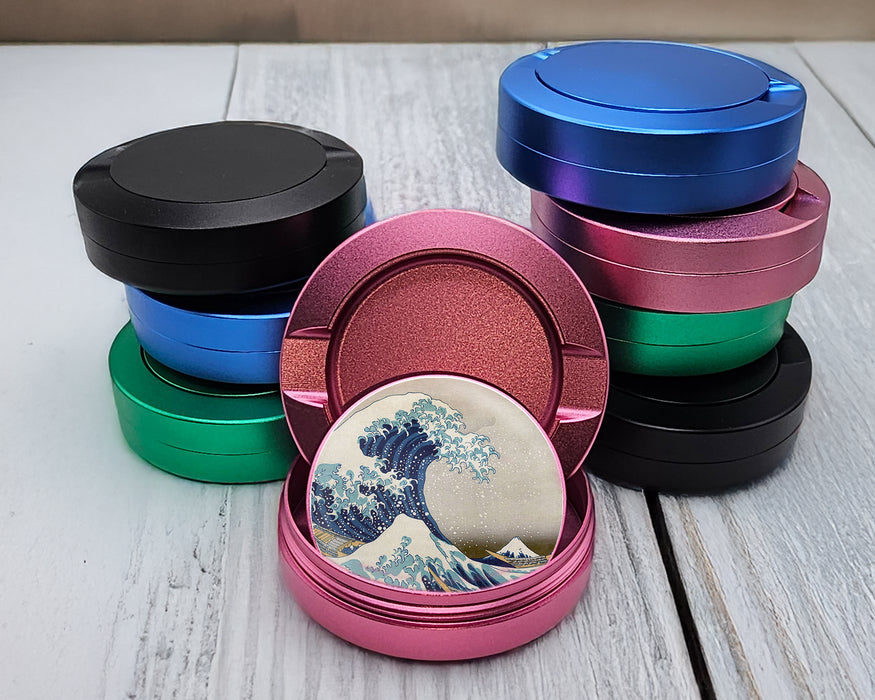 Great Wave of Kanagawa Zyn Storage Case Pink