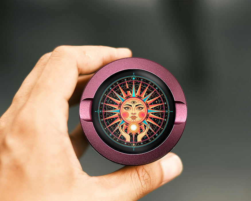 Third Eye Solar Goddess Snus Storage Case Pink