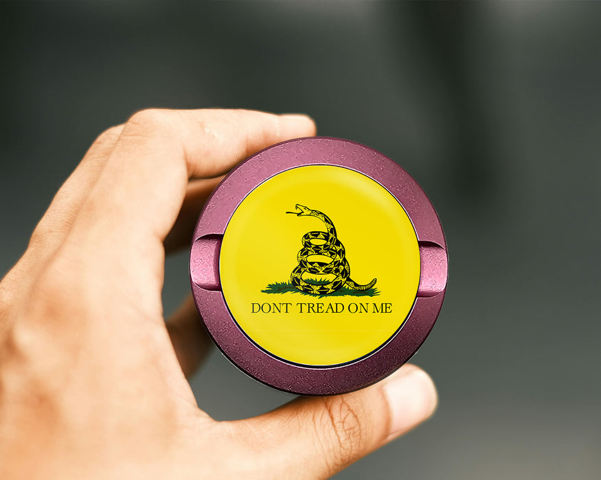 Don't Tread On Me Snus Storage Case Pink
