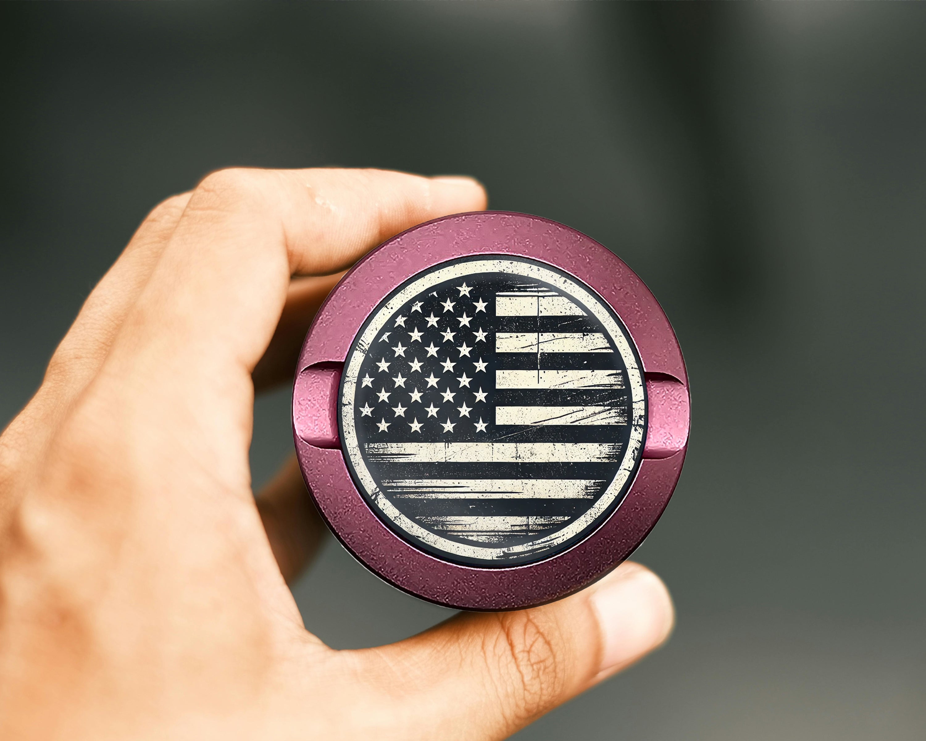USA Flag American Flag Snus Storage Case Pink