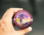 Purple Dragon Fantasy Snus Storage Case Pink