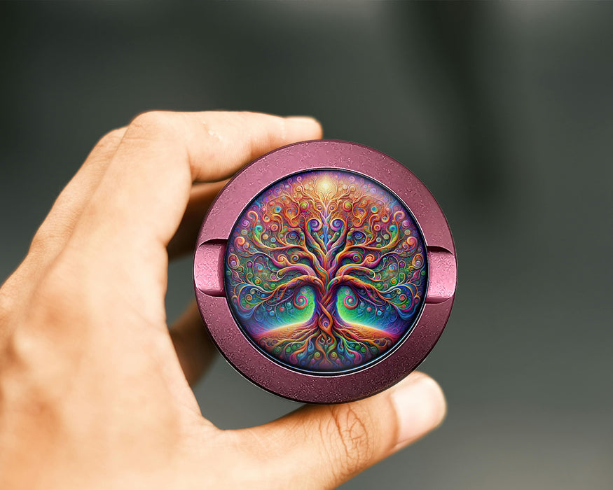 Psychedelic Tree Of Life Zyn Storage Case Pink