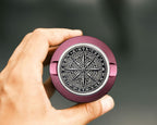 Nordic Compass Rune Emblem Snus Storage Case Pink